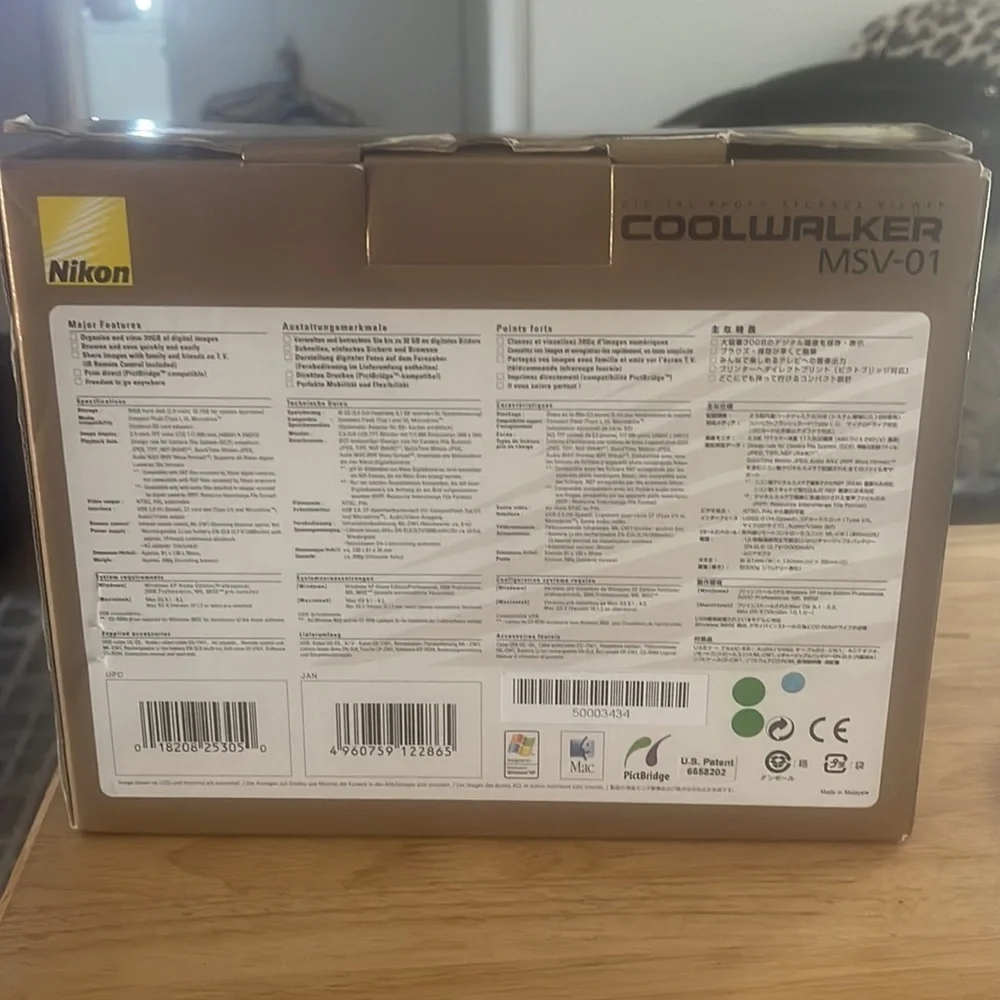 Nikon Coolwalker MSV-01 digital photo storage Viewer
